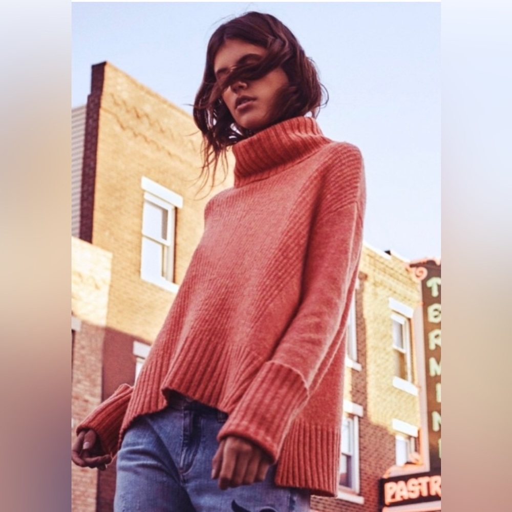 Anthropologie Moth Fireside Turtleneck Sweater